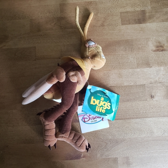 Disney A Bug's Life Plush Trio - Brown, Green, Blue - Picture 3 of 14